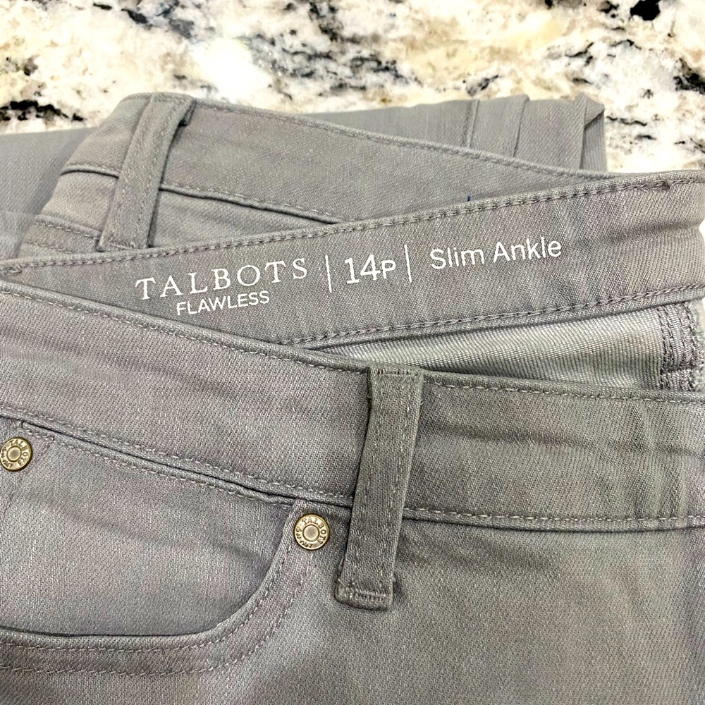 Talbots slim ankle jeans